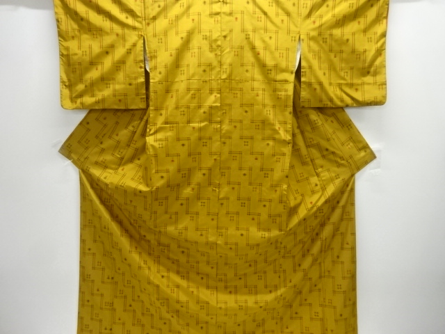 JAPANESE KIMONO / YONEZAWA TSUMUGI / WOVEN IGETA PATTERN / BY TOKYO MASUIWAYA